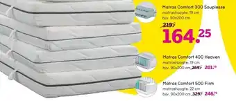 Leen Bakker Matras comfort 300 souplesse aanbieding