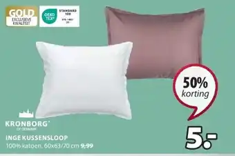 Jysk Inge kussensloop aanbieding