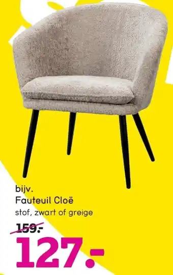 Leen Bakker Fauteuil cloë aanbieding