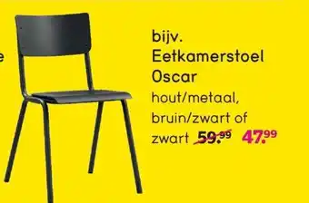 Leen Bakker Eetkamerstoel oscar aanbieding