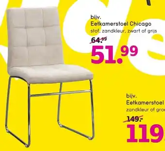 Leen Bakker Eetkamerstoel chicago aanbieding