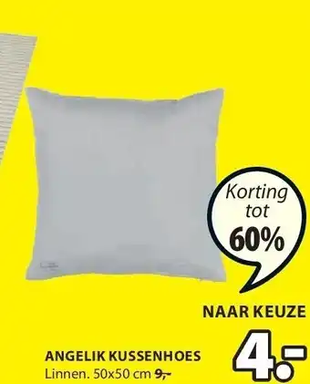 Jysk Angelik kussenhoes aanbieding