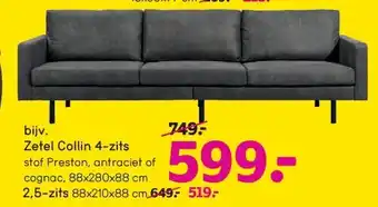 Leen Bakker Zetel collin 4-zits aanbieding