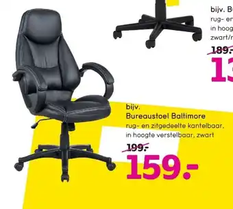 Leen Bakker Bureaustoel baltimore aanbieding