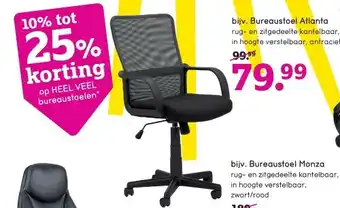 Leen Bakker Bureaustoel atlanta aanbieding