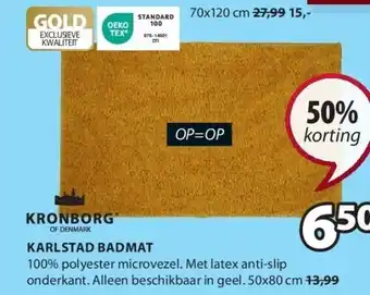 Jysk Karlstad badmat aanbieding
