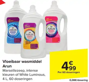Carrefour Market Arun Vloeibaar wasmiddel aanbieding