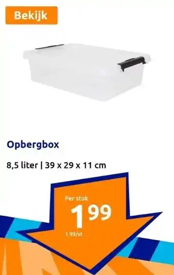 Action Opbergbox aanbieding
