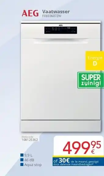 Eldi Vaatwasser aanbieding