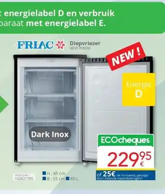 Eldi Diepvriezer aanbieding