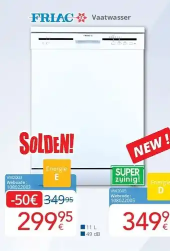 Eldi Vaatwasser aanbieding