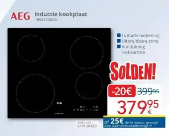 Eldi Inductie kookplaat aanbieding