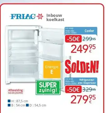 Eldi Inbouw koelkast aanbieding