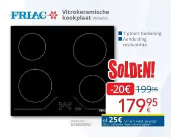 Eldi Vitrokeramische kookplaat aanbieding
