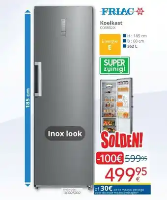 Eldi Koelkast aanbieding