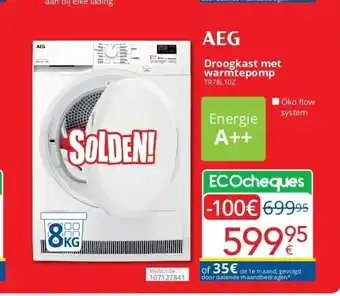 Eldi Droogkast met warmtepomp aanbieding