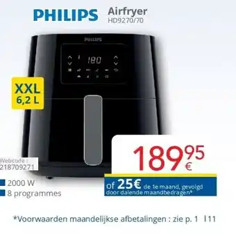 Eldi Airfryer aanbieding