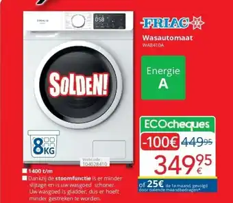 Eldi Wasautomaat aanbieding