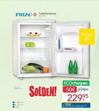 Eldi Tafelkoelkast aanbieding