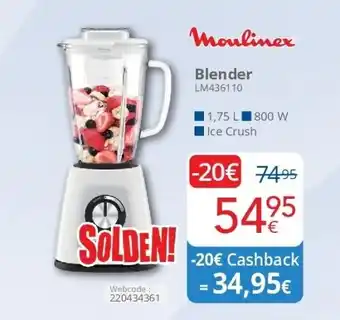 Eldi Blender aanbieding