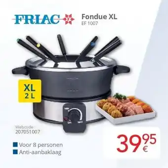 Eldi Fondue xl aanbieding