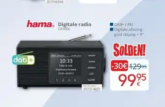 Eldi Digitale radio aanbieding