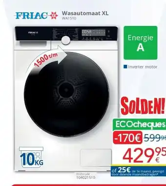 Eldi Wasautomaat xl aanbieding