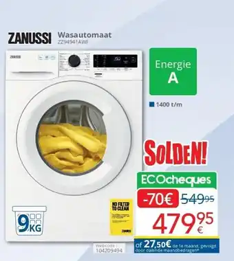 Eldi Wasautomaat aanbieding