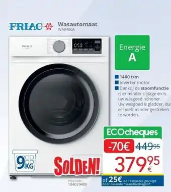 Eldi Wasautomaat aanbieding