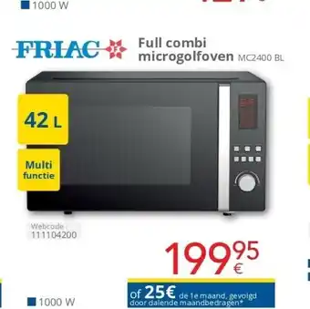 Eldi Full combi microgolfoven aanbieding