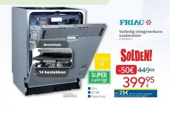 Eldi Volledig integreerbare vaatwasser aanbieding