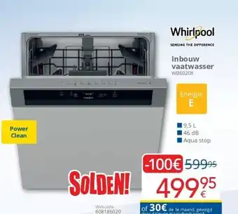 Eldi Inbouw vaatwasser aanbieding