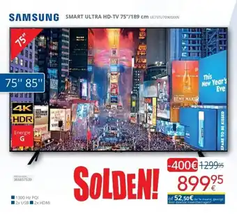 Eldi Smart ultra hd-tv 75’’/189 cm aanbieding