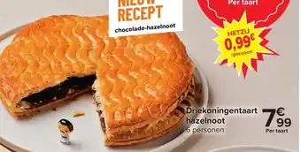 Driekoningentaart hazelnoot 6 personen