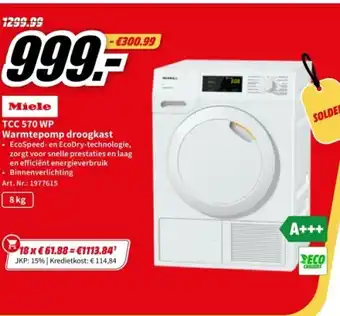 MediaMarkt Warmtepomp droogkast aanbieding