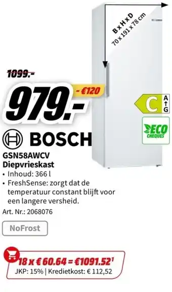 Betterway diepvrieskast