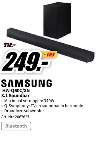 3.1 soundbar