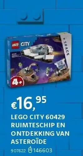 Dreamland Lego city 60429 ruimteschip en ontdekking van asteroïde aanbieding