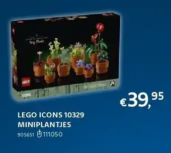 Dreamland Lego icons 10329 miniplantjes aanbieding