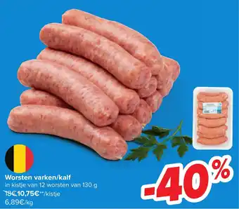 Carrefour Market Worsten varken/kalf aanbieding