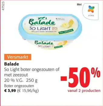 Colruyt Balade So Light boter ongezouten aanbieding