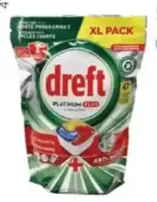 Colruyt Dreft Platinum Plus All-in-One Citroen 47 stuks aanbieding
