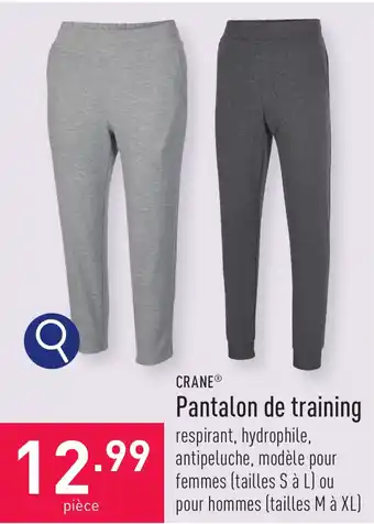 ALDI Pantalon de training aanbieding