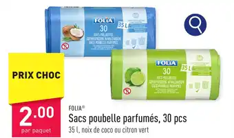 ALDI Sacs poubelle parfumés, 30 pcs aanbieding