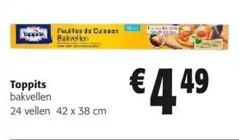 Colruyt Toppits bakvellen 24 vellen 42 x 38 cm aanbieding