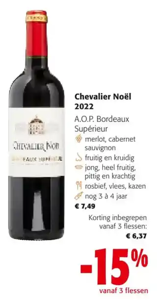 Colruyt Chevalier Noël 2022 aanbieding