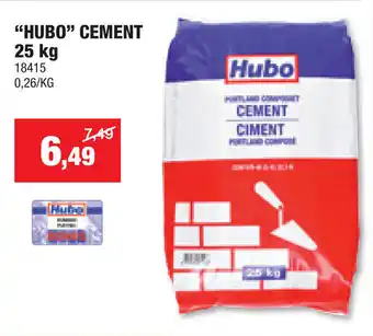 Hubo "HUBO" CEMENT 25 kg aanbieding