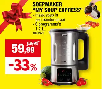 Hubo SOEPMAKER "MY SOUP EXPRESS" aanbieding