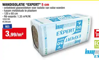 Hubo WANDISOLATIE "EXPERT" 5 cm aanbieding