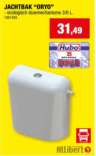 Hubo JACHTBAK "ORYO" aanbieding